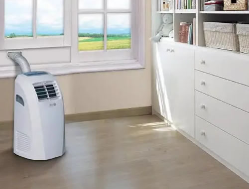 portable ac auto evaporation
